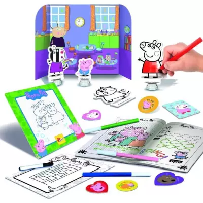 Sac à dos école de dessin Peppa Pig - LISCIANI: idéal pour les petits artistes