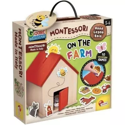 Jeux éducatifs Montessori Baby Bois - Ferme & Maison - Concentration et logique