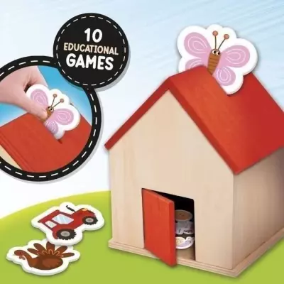 Jeux éducatifs Montessori Baby Bois - Ferme & Maison - Concentration et logique
