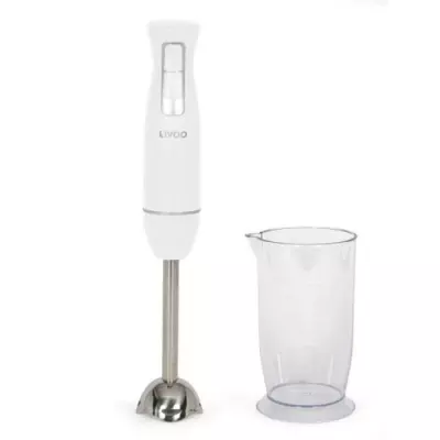 Mixeur plongeant avec bol LIVOO DOP245W - 400 W - 2 vitesses - Blanc