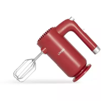 Batteur électrique 250W LIVOO - 5 vitesses - Rouge