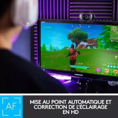 Webcam - Full HD 1080p - Logitech G - C922 Pro - Microphone intégré - Stream