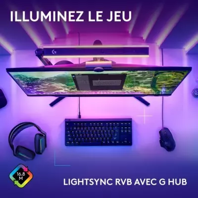 Clavier gamer Logitech G515 TKL - Mécanique RGB Noir
