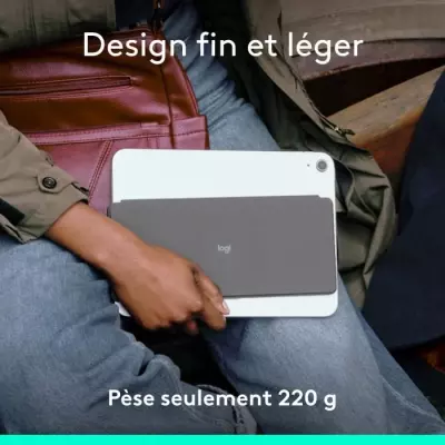 Clavier sans fil Logitech KEYS-TO-GO 2 pour iPad - Pratique et élégant