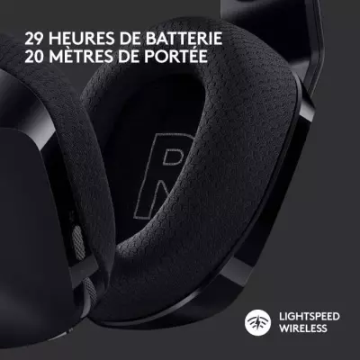 Casque gamer sans fil LOGITECH G733 Lightspeed - Noir