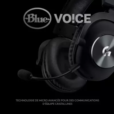 Casque Gamer Logitech G Pro X Filaire avec Micro - Noir