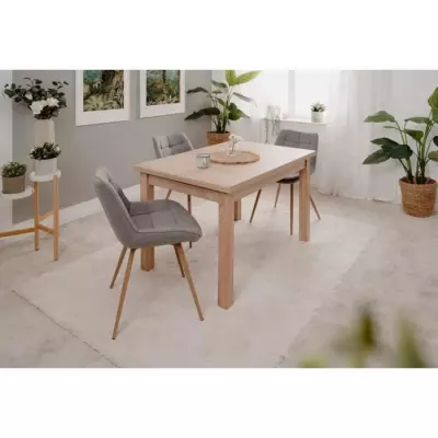 Table à manger extensible LONGFORD - Chêne - 6 à 10 pers.