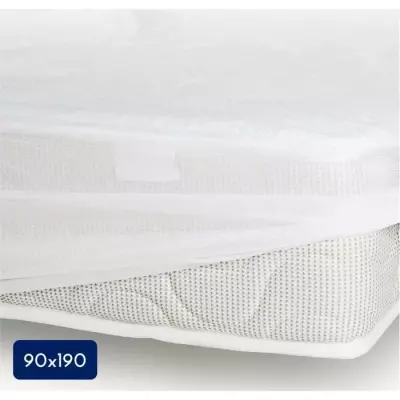Protége-matelas 90x190 cm - 100% Coton - 170 g/m2
