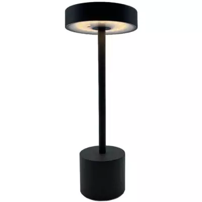 Lampe de table sans fil LUMISKY ROBY Touch en aluminium Gris foncé