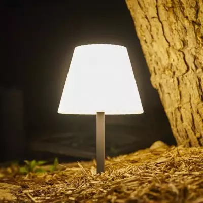 Lampe de table solaire 2 en 1 - LUMISKY - LED blanc dimmable