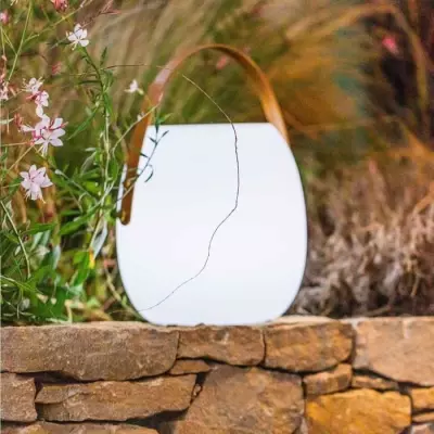 Baladeuse solaire LUMISKY JIMMY LED blanc - H34 cm • USB • Compact