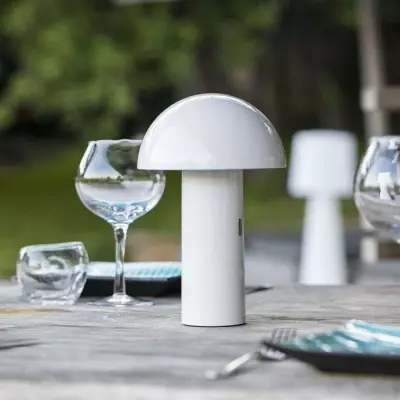 Lampe de table sans fil - LUMISKY TOD WHITE - Pratique et Design