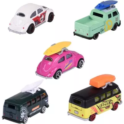Lot de 5 mini voitures en métal Volkswagen The Originals