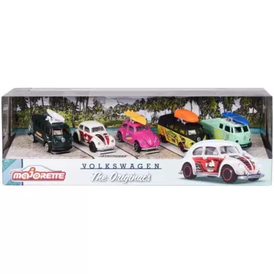 Lot de 5 mini voitures en métal Volkswagen The Originals