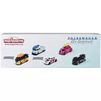 Lot de 5 mini voitures en métal Volkswagen The Originals