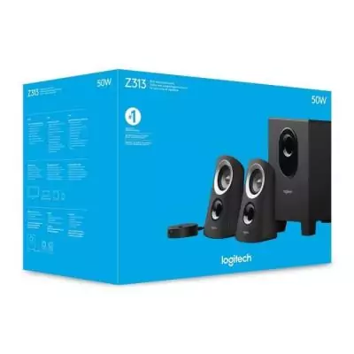 Enceinte PC - Filaire - Logitech - Z313 - Speaker System - Noir