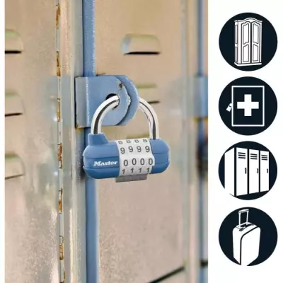 Cadenas à Combinaison Master Lock Gris - Sécurité Compacte