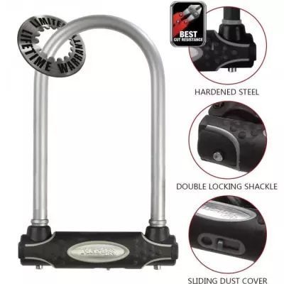 Antivol Vélo U à Clé MASTER LOCK - Ultra Sécurisé