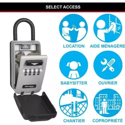 Armoire de sécurité Masterlock Boîte à clés 5424EURD Format M 