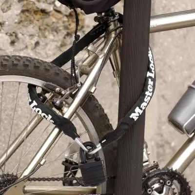 Chaîne antivol MASTER LOCK 8390EURDPRO - Sécurité renforcée - Noir