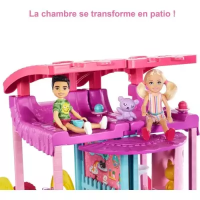La maison de Chelsea et ses animaux Barbie, 50 cm: jeu de poupée impressionnant