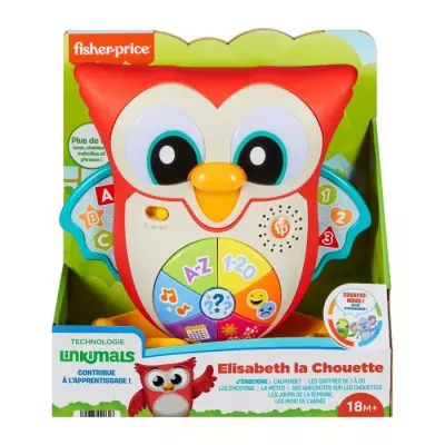 Éveillez les sens avec Fisher-Price Élisabeth la Chouette Linkimals HJM69