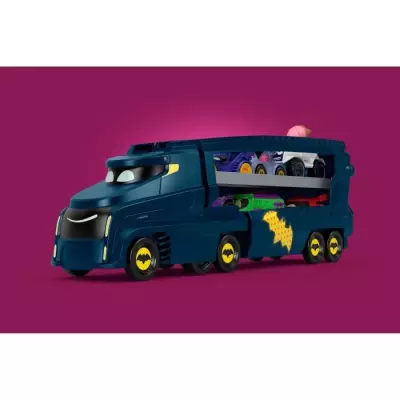 Camion Batwheels DC avec rampe, jeu de véhicules miniatures