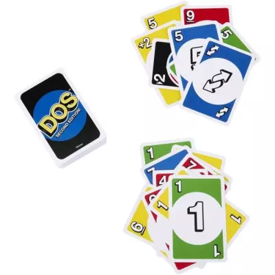 Jeu de cartes Mattel Games - DOS Seconde Édition - Fun et compact