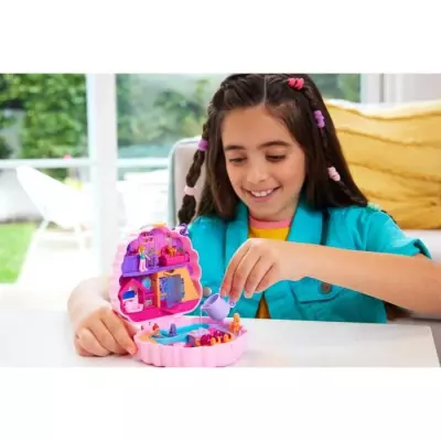 Coffret Toilettage Caniche Polly Pocket - 2 figurines et 12 accessoires