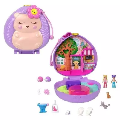 Polly Pocket-Café du Hérisson : Coffret et figurines à emporter