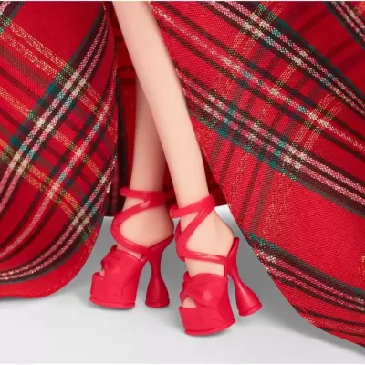 BARBIE Poupée joyeux noël blonde HRM61 - Cadeau magique en POUPEE