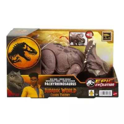Figurine articulée Pachyrhinosaurus Rugissement Féroce - 27x16x8 cm