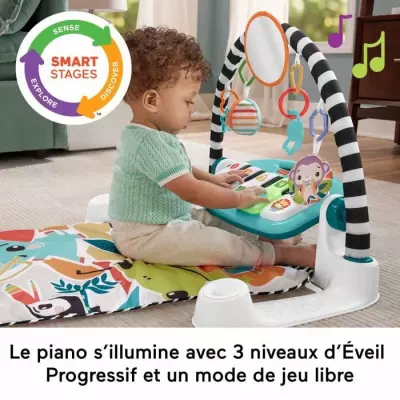 Tapis Piano Éveil Musical Fisher-Price - Aire d'Éveil Tapis Piano Éveil Musical Fisher-Price - Aire d'Éveil