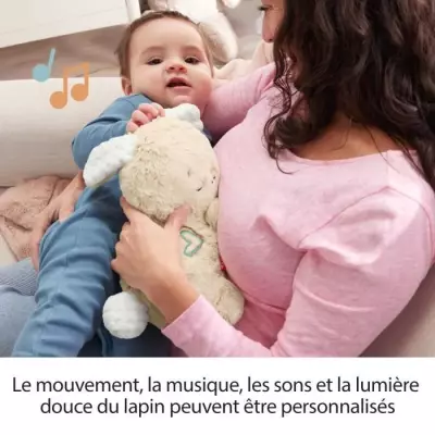 Fisher-Price Mon Lapin Câlin - Peluche Veilleuse - Jouet d'éveil Fisher-Price Mon Lapin Câlin - Peluche Veilleuse - Jouet d'éveil
