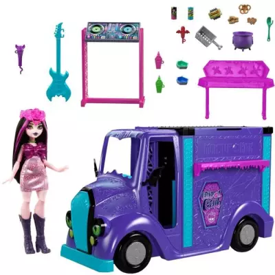 Coffret Poupée Monster High-Tour Bus Rock Sang-sationnel Coffret Poupée Monster High-Tour Bus Rock Sang-sationnel