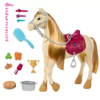 LES MYSTeRES DE BARBIE - A la Poursuite du Cheval Perdu Barbie et son cheval Tornade, HXJ42 - Dimensions colis: 39x33x10 cm LES MYSTeRES DE BARBIE - A la Poursuite du Cheval Perdu Barbie et son cheval Tornade, HXJ42 - Dimensions colis: 39x33x10 cm