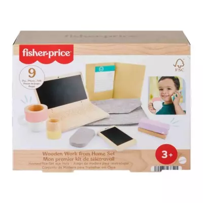 Ensemble de télétravail en bois pour enfant - FISHER-PRICE HXV11