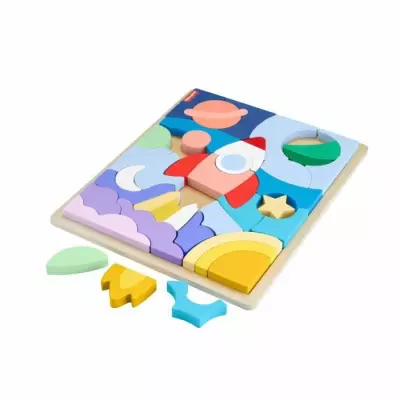 Fisher-Price – Puzzle en Bois L’Espace