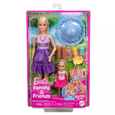 Barbie Pique-Nique Coffret 2 Poupées - Jeu pour Enfants de 3 ans+ Barbie Pique-Nique Coffret 2 Poupées - Jeu pour Enfants de 3 ans+