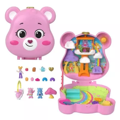 Coffret Polly Pocket Les Bisounours - Figurines et Accessoires Coffret Polly Pocket Les Bisounours - Figurines et Accessoires