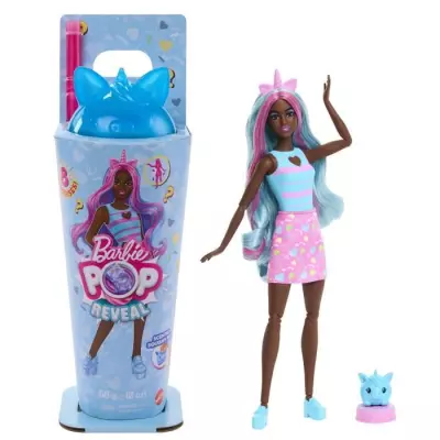 Barbie Pop Reveal Licorne & Accessoires - Série Shakes - 3 ans+
