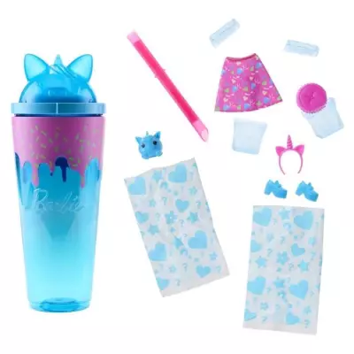 Barbie Pop Reveal Licorne & Accessoires - Série Shakes - 3 ans+