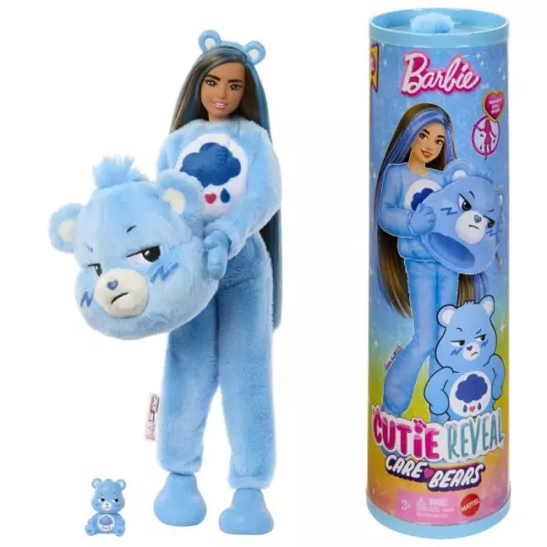 Poupée Barbie Cutie Reveal Bisounours Touronchon Bleu - 3ans +- JCN96