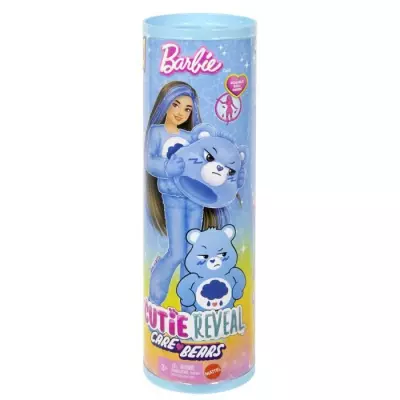 Poupée Barbie Cutie Reveal Bisounours Touronchon Bleu - 3ans +- JCN96 Poupée Barbie Cutie Reveal Bisounours Touronchon Bleu - 3ans +- JCN96