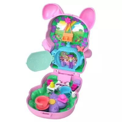 Coffret Polly Pocket Jardin Lapin l'heure du thé - Jouet de Voyage Coffret Polly Pocket Jardin Lapin l'heure du thé - Jouet de Voyage