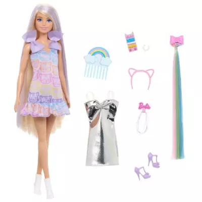 BARBIE chevelure de rêve - Poupée glamour JCT72