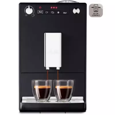 Machine à café broyeur à grain Melitta Solo Noir - Compact et performant!