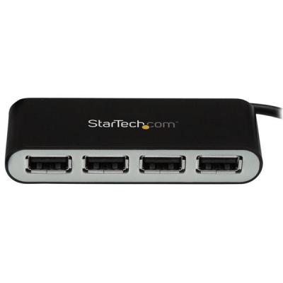 StarTech.com Hub USB 2.0 portable à 4 ports avec câble intégré