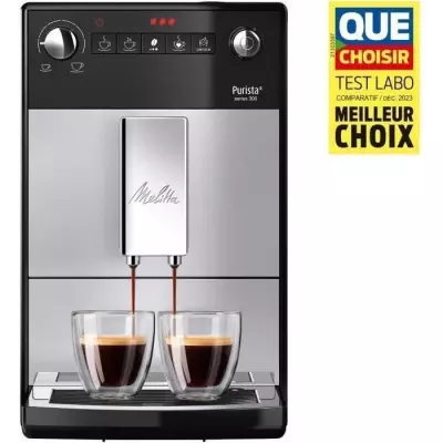 Machine à Café à Grain MELITTA Purista - Argent : Performance et Élégance