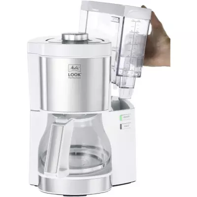 Cafetière filtre Melitta Look V Perfection - AromaSelector - Protection anti-calcaire 3 en 1 - 10 tasses